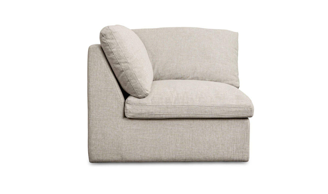 Miles Outdoor Corner Speckled Light Grey - SwayLiving