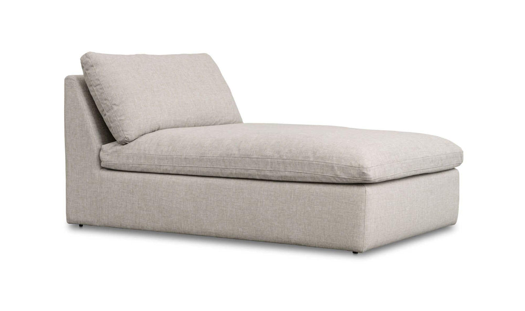Miles Outdoor Chaise Speckled Light Grey - SwayLiving