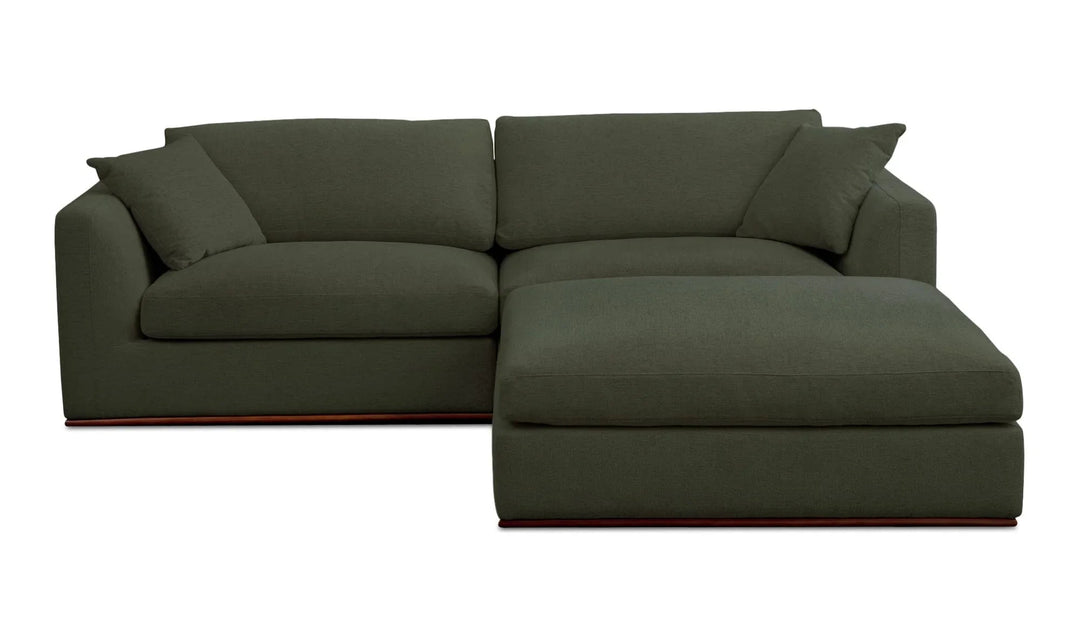 Rue Nook Modular Sectional Dark Green - SwayLiving