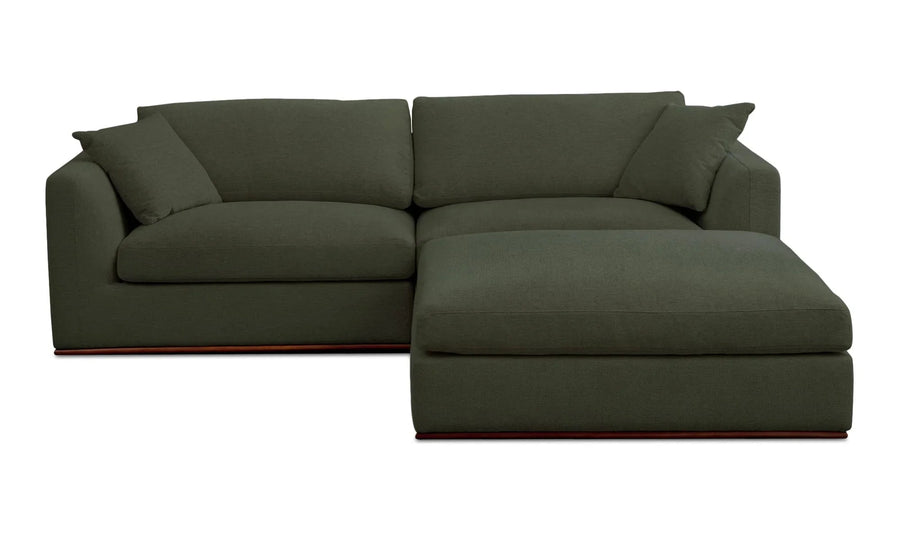 Rue Nook Modular Sectional Dark Green - SwayLiving