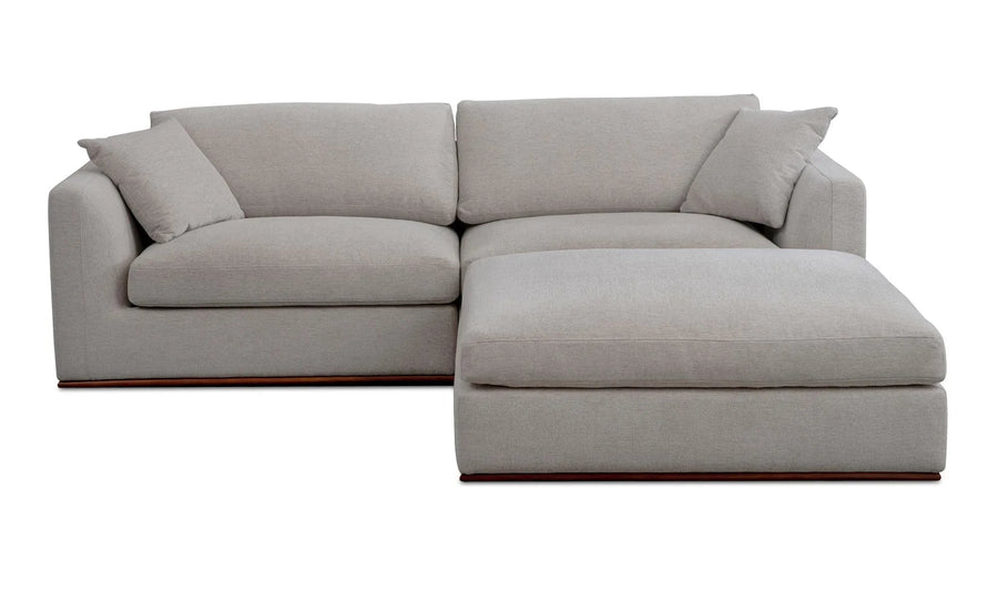 Rue Nook Modular Sectional Flecked Grey - SwayLiving