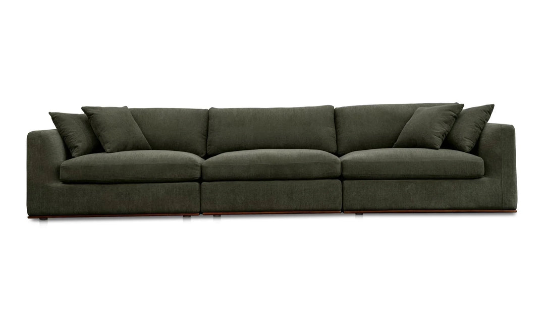 Rue Modular Sofa Dark Green - SwayLiving
