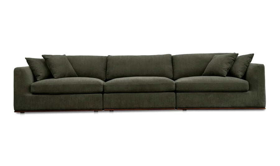 Rue Modular Sofa Dark Green - SwayLiving