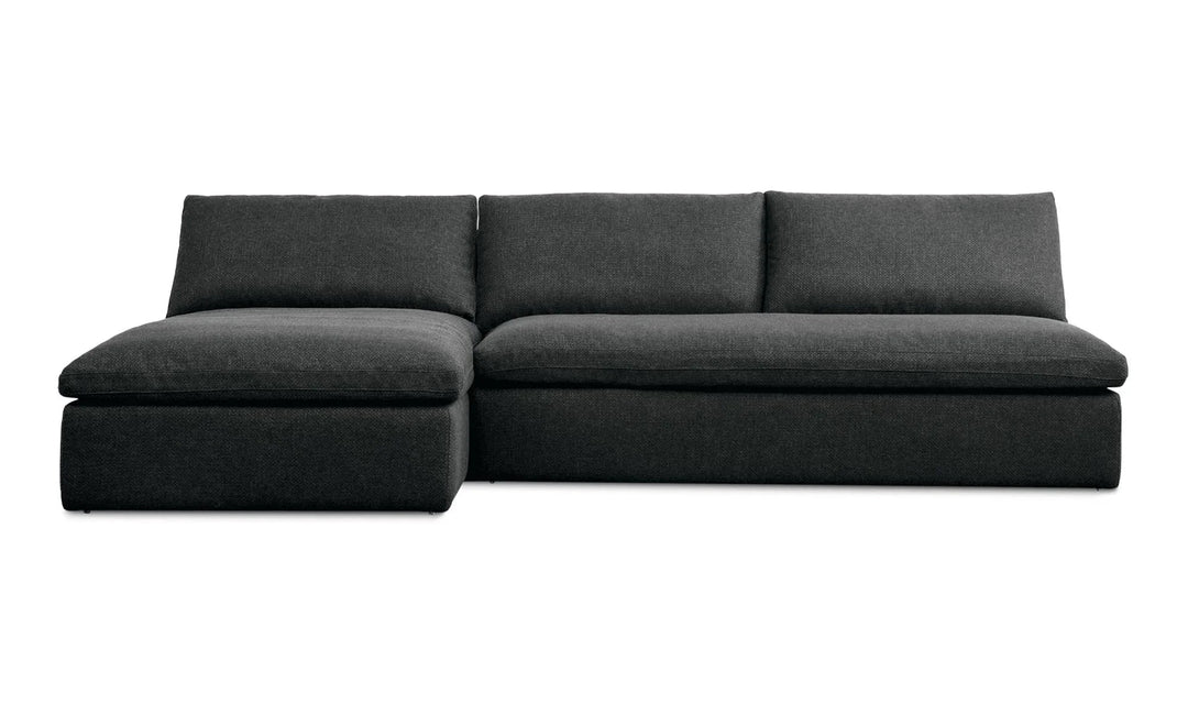 Miles Outdoor Modular 2 Piece Speckled Charcoal - SwayLiving