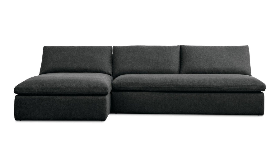 Miles Outdoor Modular 2 Piece Speckled Charcoal - SwayLiving