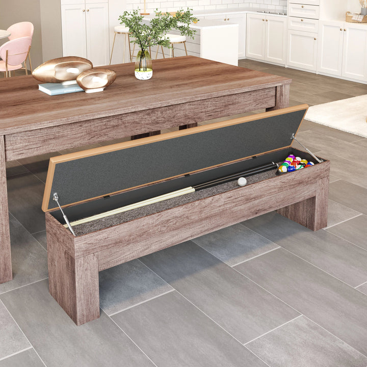 SwayLiving Bonker Storage Bench (Set of 2) Brown BENCHES