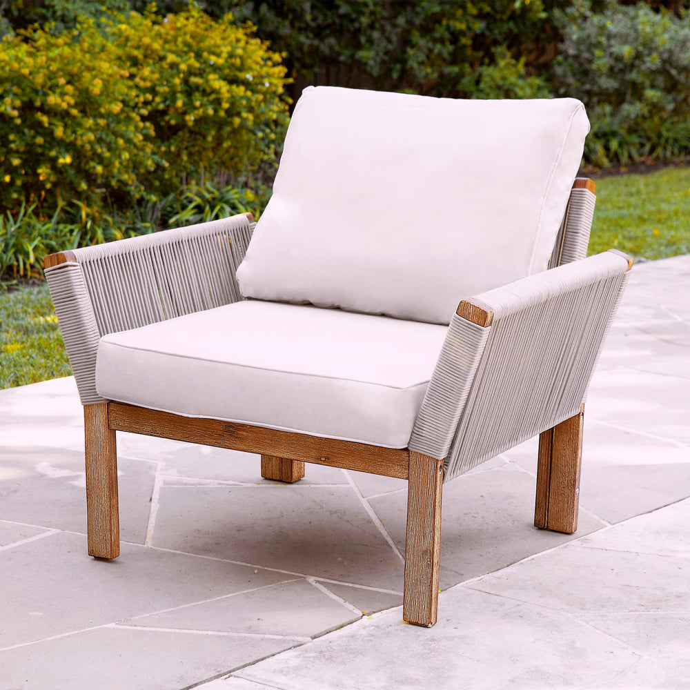 SwayLiving Brendina Outdoor Armchair w/ Cushions OUTDOOR CHAISE LOUNGES