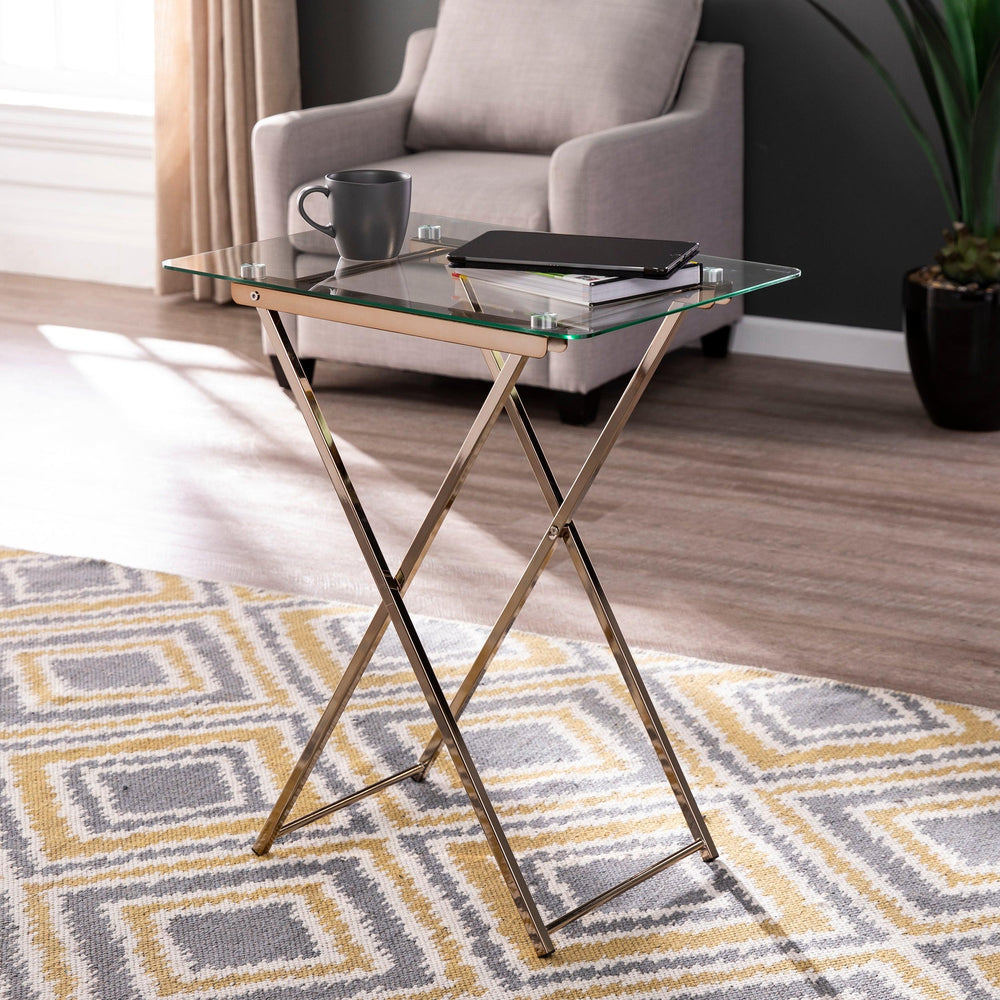 SwayLiving Meridino Folding Tray Table ACCENT TABLES