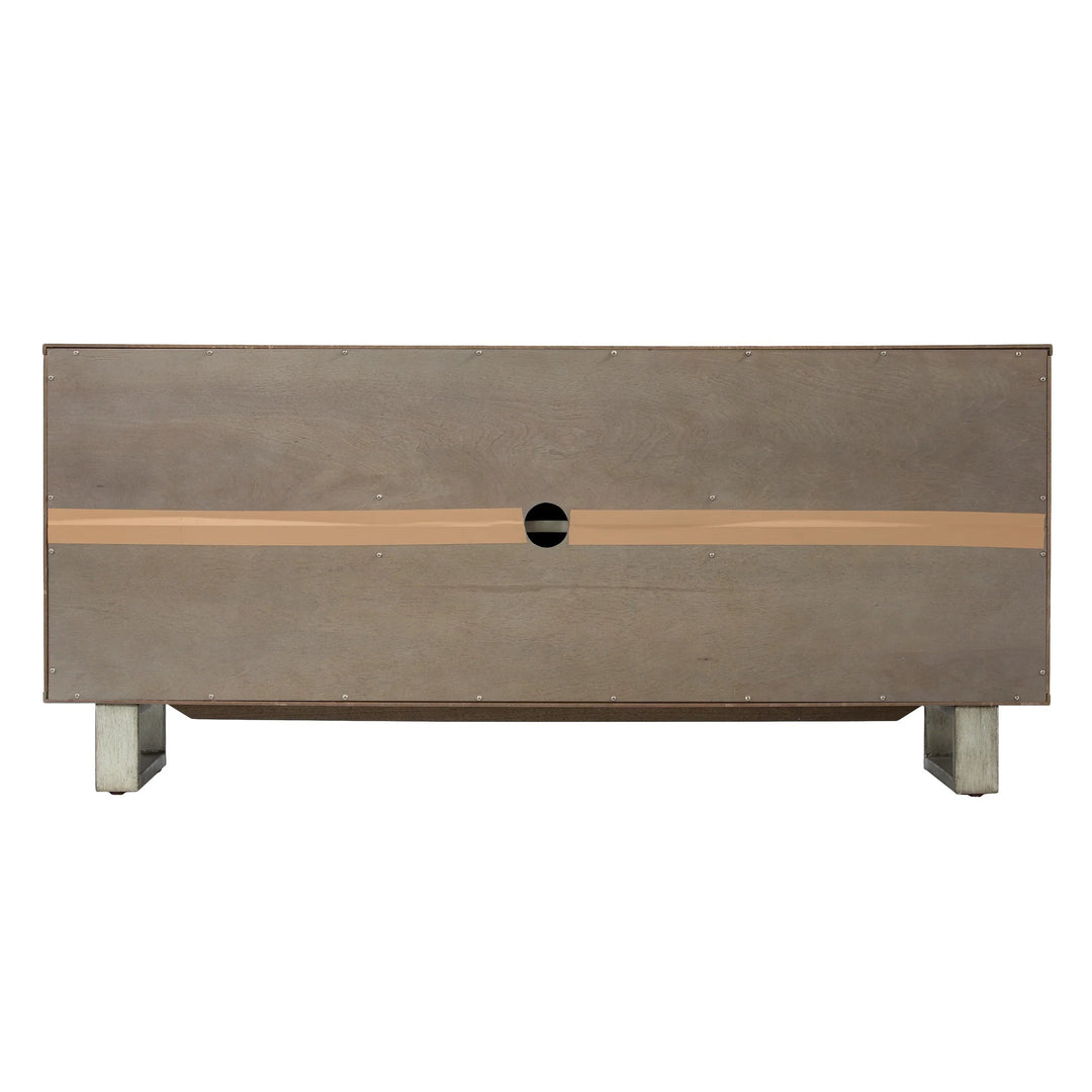 SwayLiving Abston 3-Door Media Console MEDIA + TV STANDS