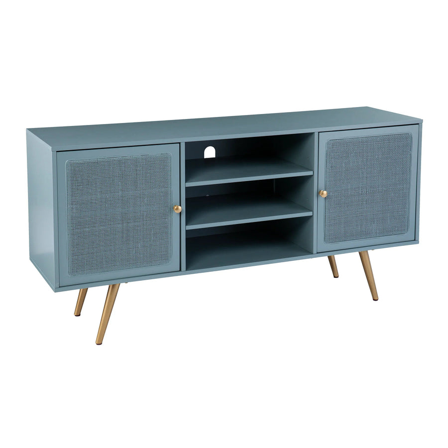 SwayLiving Alsterson Media Stand w/ Storage MEDIA + TV STANDS