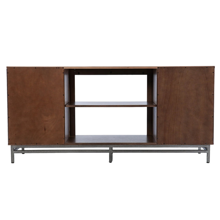 SwayLiving Dibbonly Media Stand w/ Storage MEDIA + TV STANDS