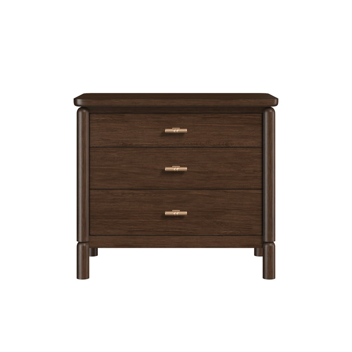 Verge 3 Drawer Nightstand