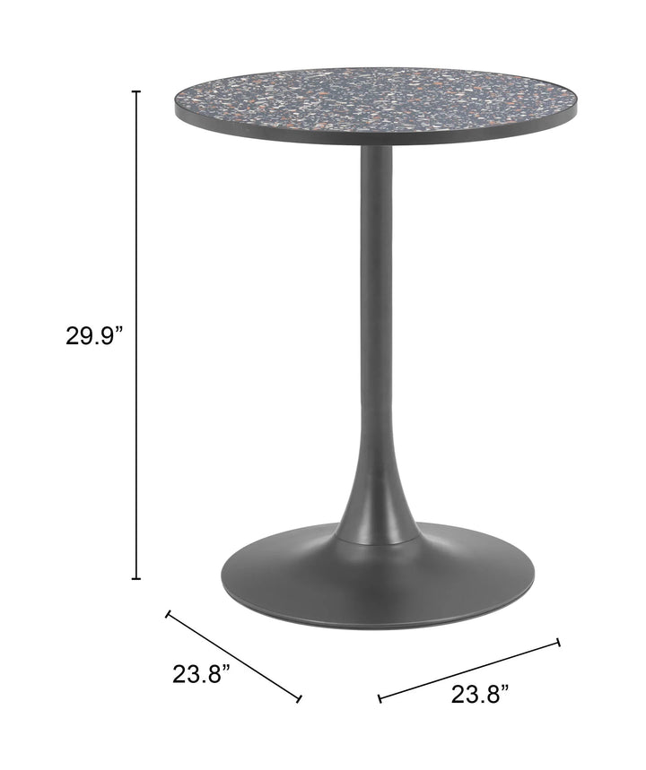 SwayLiving Bite Bistro Table Black DINING TABLES