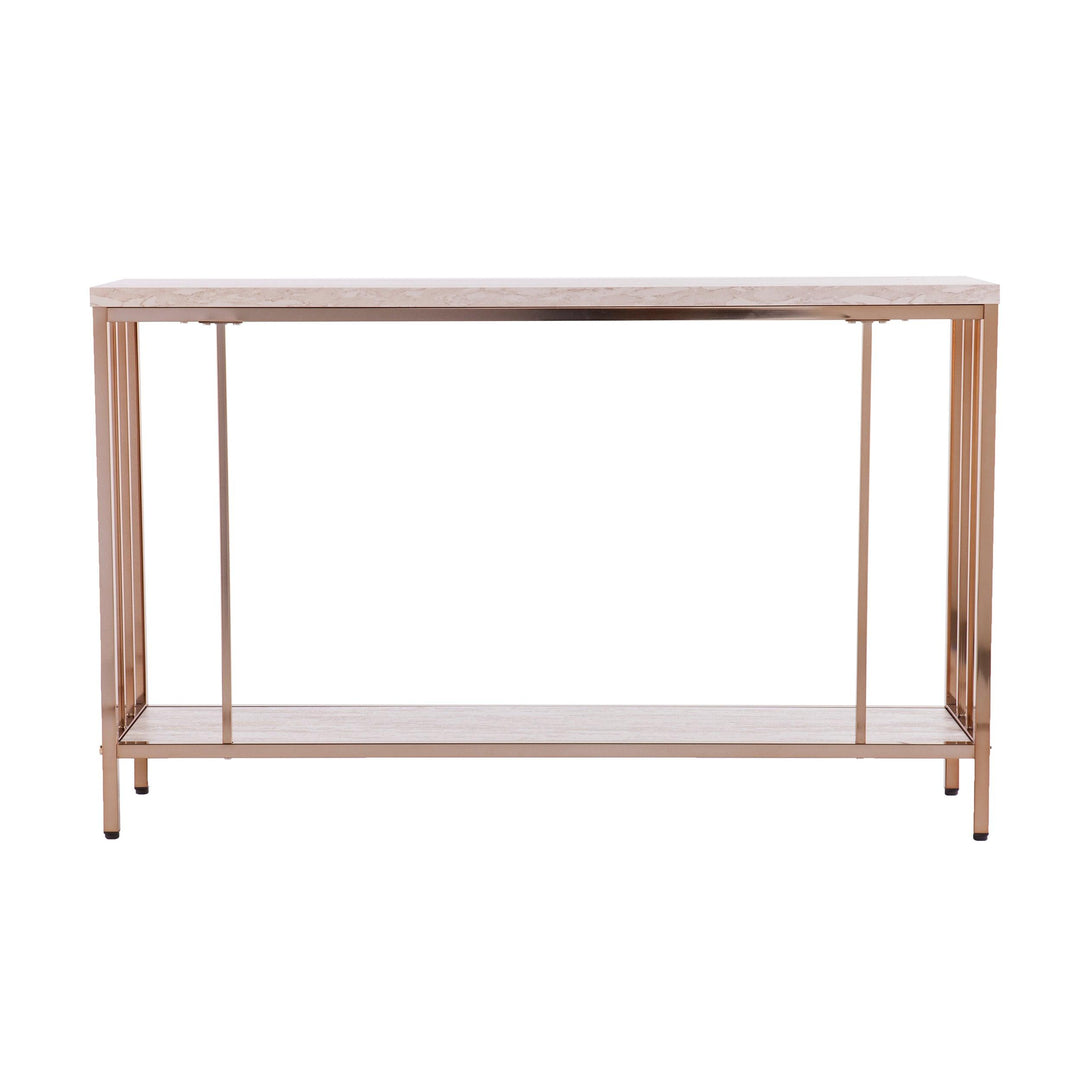SwayLiving Brexlyn Faux Stone Console Table CONSOLE TABLES