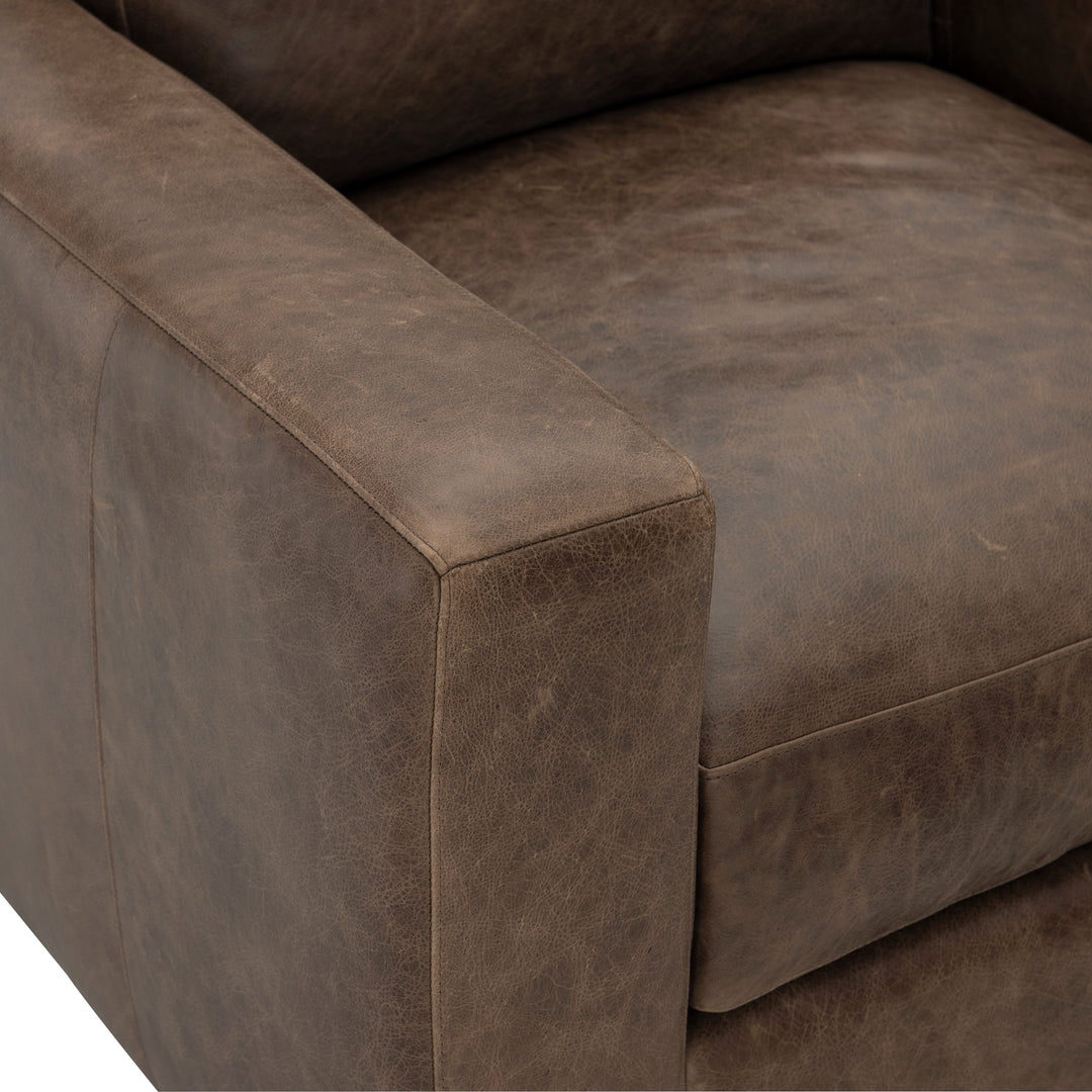 Dawkins Leather Swivel Chair