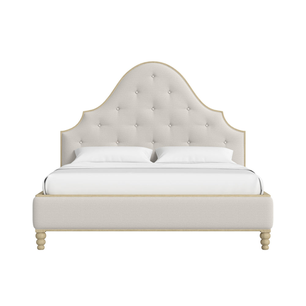 Haven QN Uph Bed-Sundrch Oak