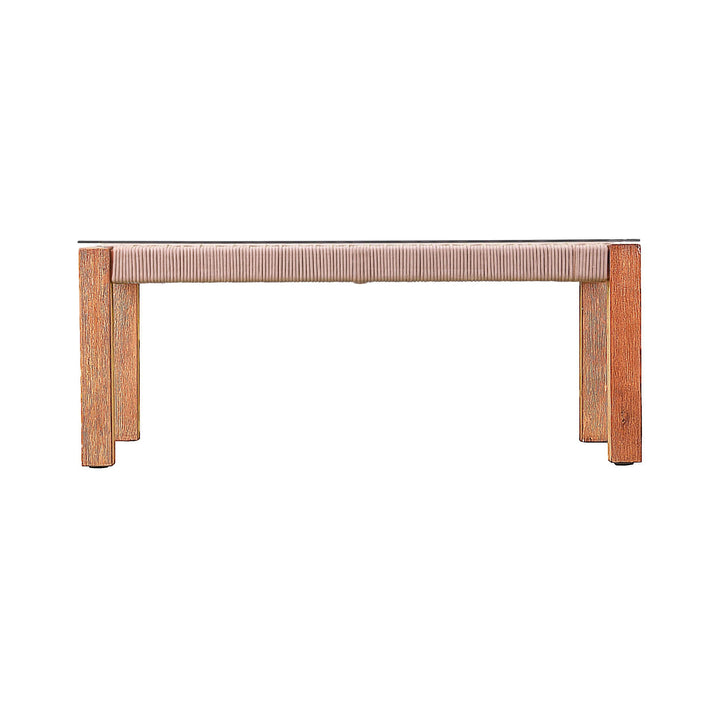 SwayLiving Brendina Outdoor Glass-Top Cocktail Table COFFEE TABLES
