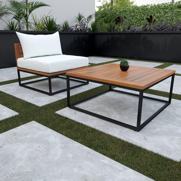 SwayLiving Taradale Outdoor Coffee Table and Chair Set – 2pc OUTDOOR CHAISE LOUNGES