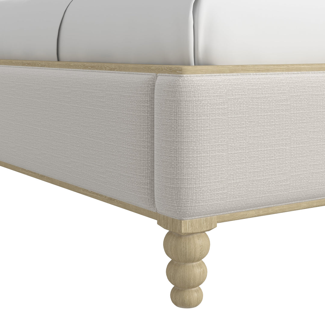 Haven QN Uph Bed-Sundrch Oak