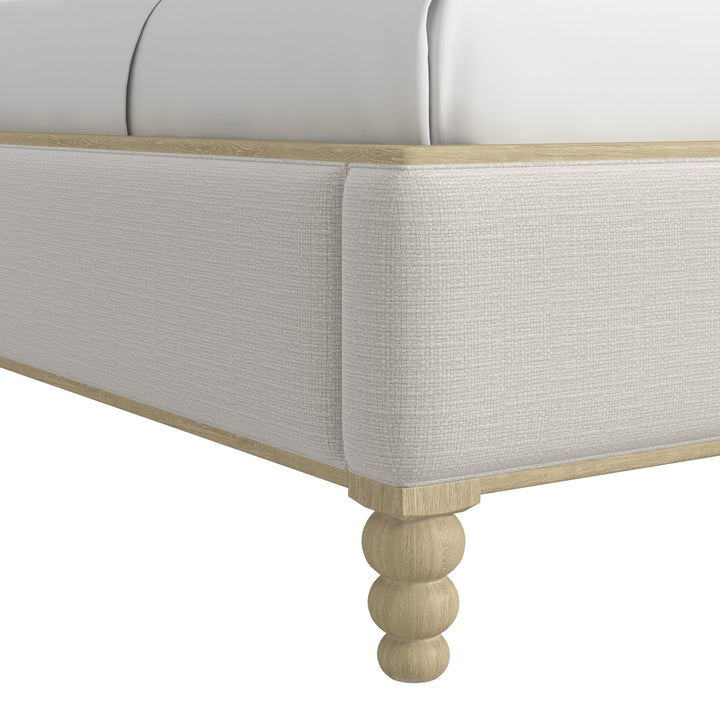 Haven QN Uph Bed-Sundrch Oak