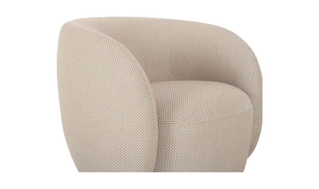 Rae Outdoor Accent Chair Beige Check - SwayLiving