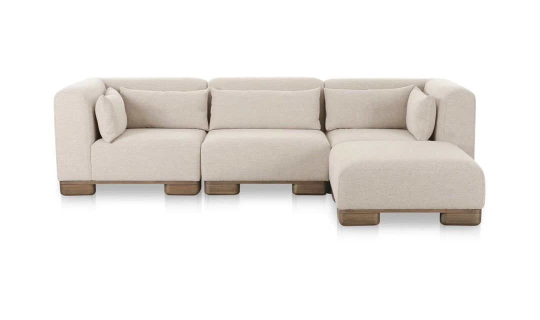 June Lounge Modular Sectional Oatmeal - SwayLiving