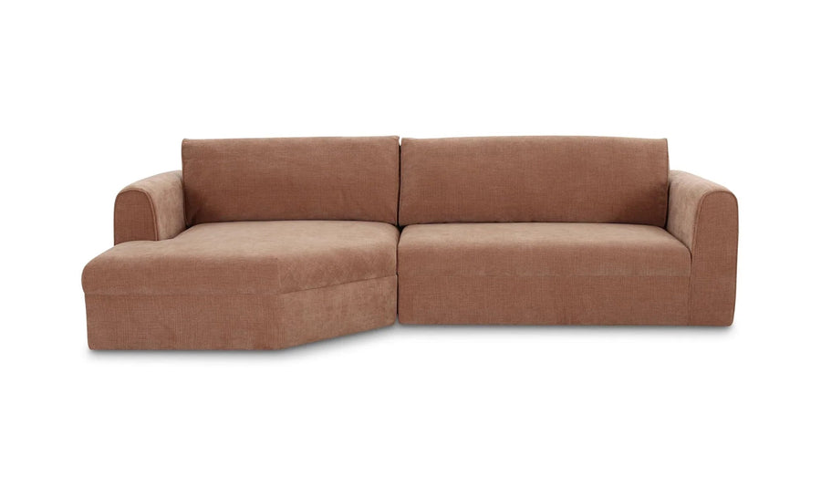 Madrid Left Sectional Heritage Pink - SwayLiving