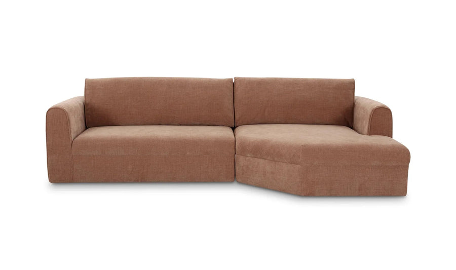 Madrid Right Sectional Heritage Pink - SwayLiving