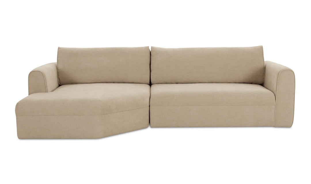 Madrid Left Sectional Cool Beige - SwayLiving