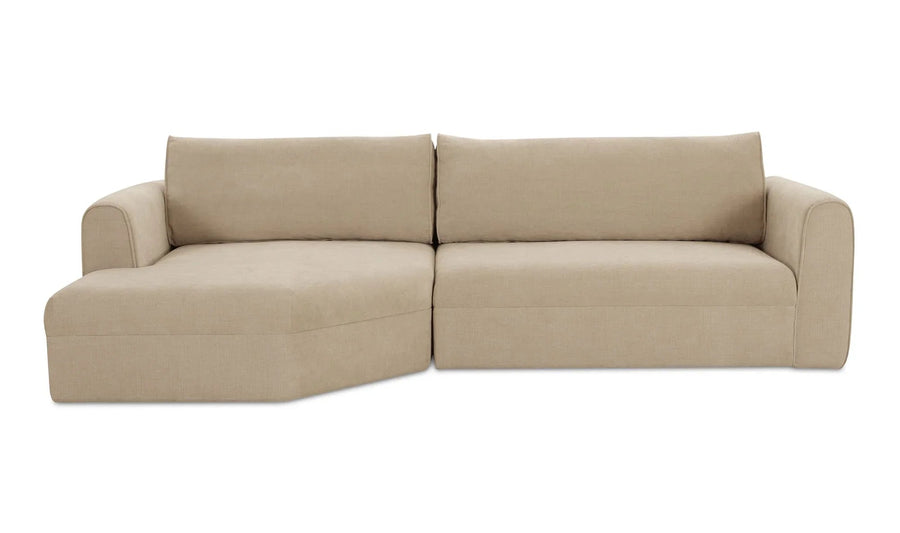 Madrid Left Sectional Cool Beige - SwayLiving