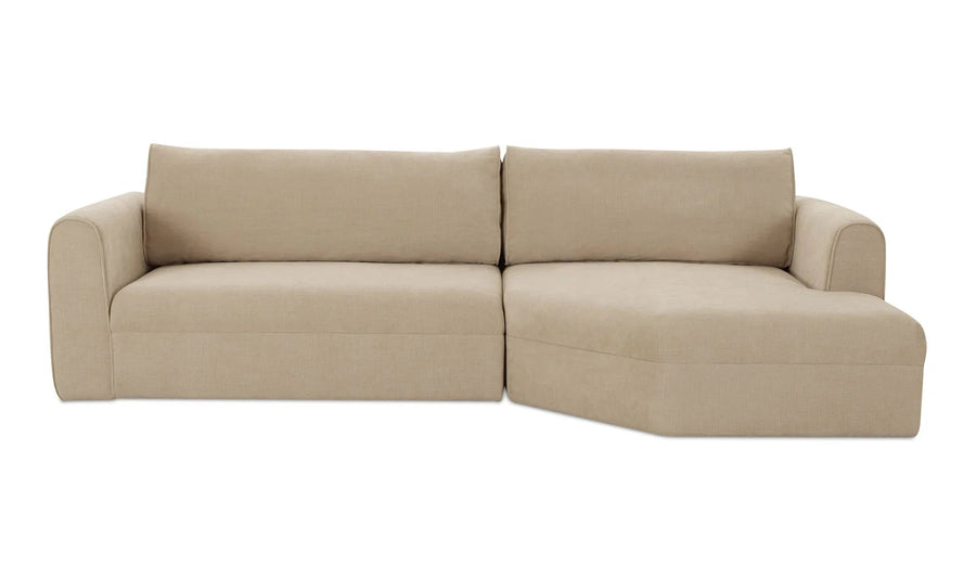 Madrid Right Sectional Cool Beige - SwayLiving