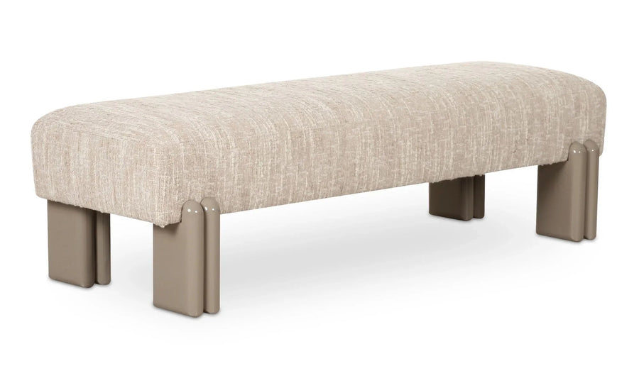 Priya Bench Off White - SwayLiving