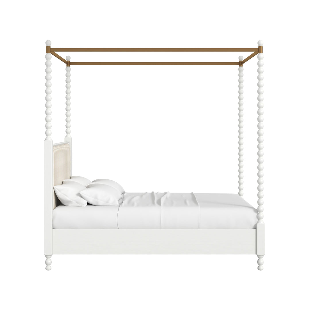 Haven KG Uph Canopy Poster Bed