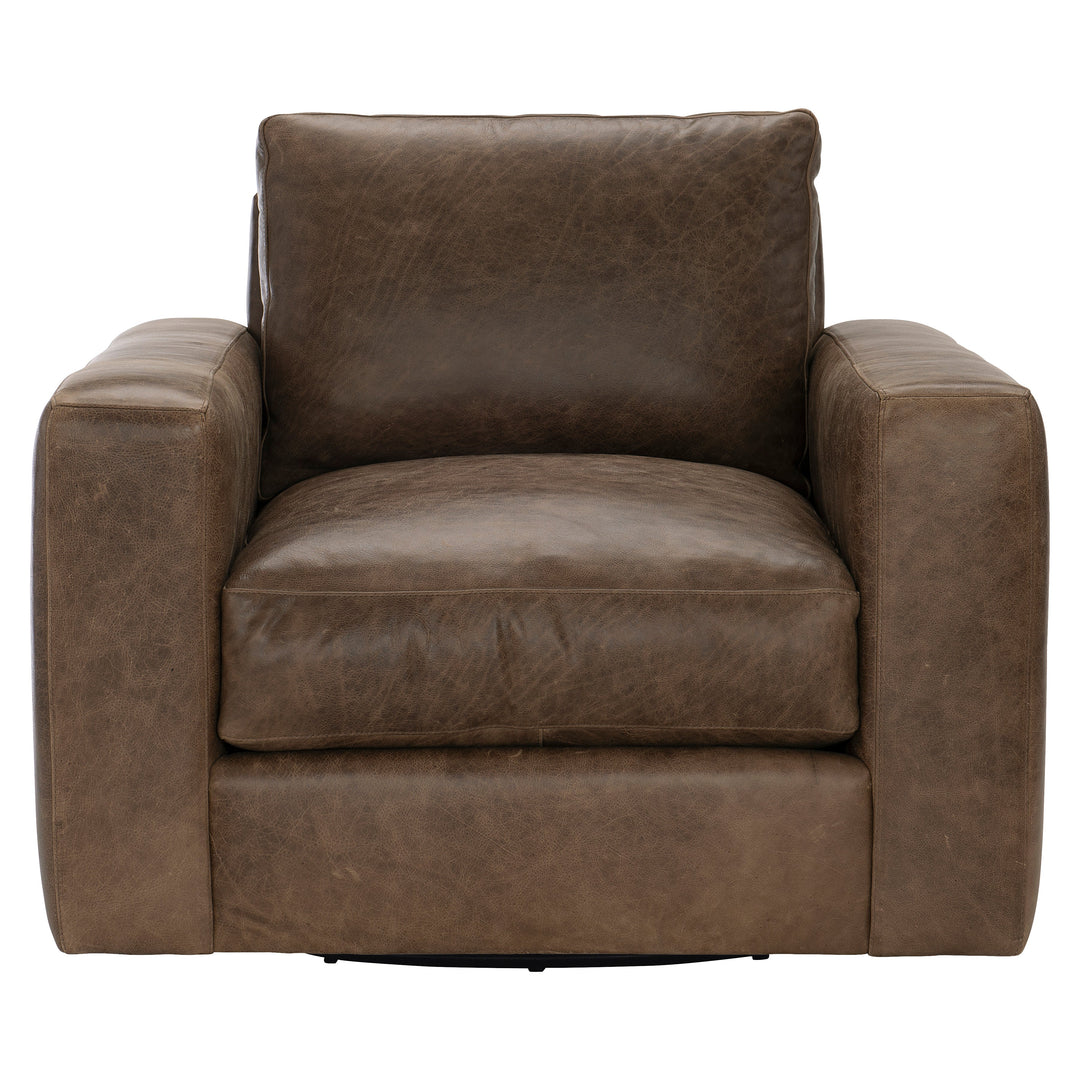 Dawkins Leather Swivel Chair
