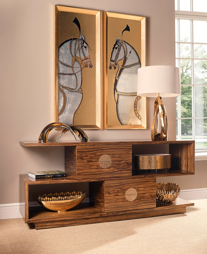 Amorphic Brass Table Lamp