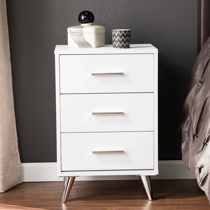 SwayLiving Owen Midcentury Modern Storage Nightstand NIGHTSTANDS