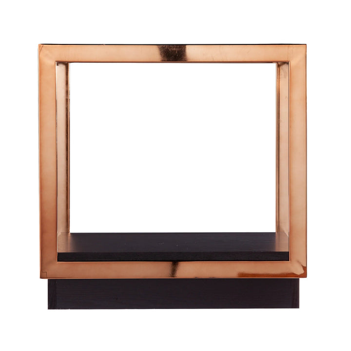 SwayLiving Lexina Glass-Top End Table ACCENT TABLES
