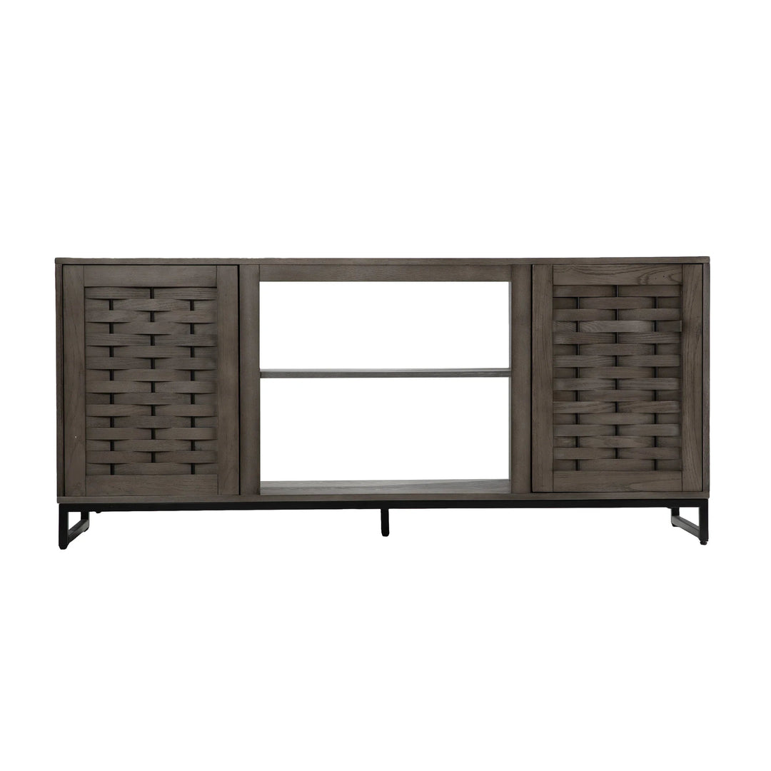 SwayLiving Akehurst TV Stand with Media Storage MEDIA + TV STANDS