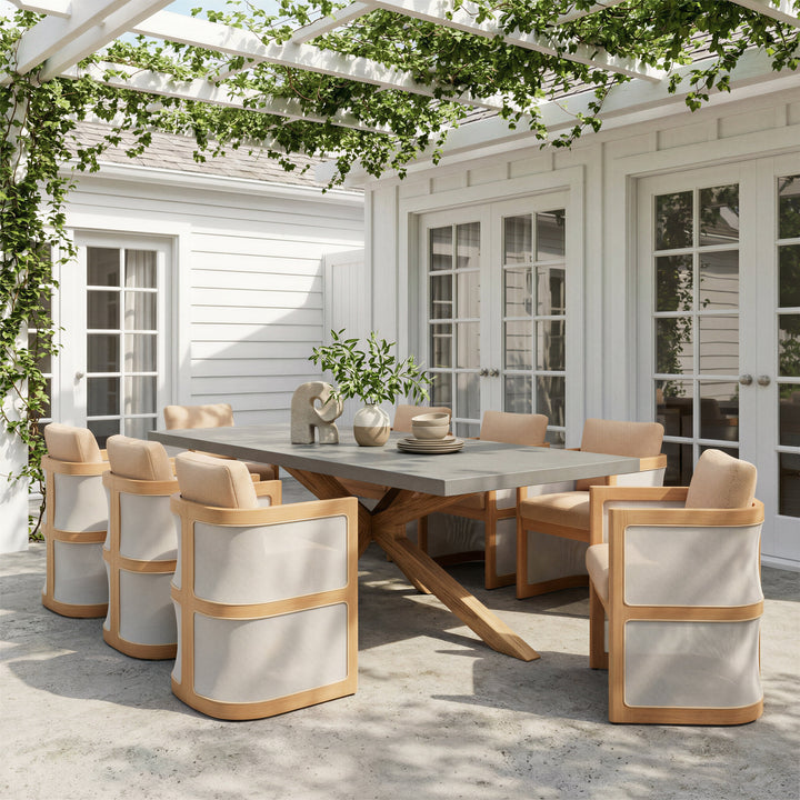 Suan Rectangular Dining Table Gray