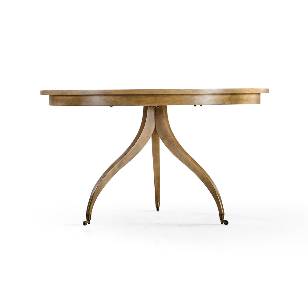SwayLiving Timeless Solar Spider Leg Pedestal Dining Table in Sun Bleached Cherry DINING TABLES
