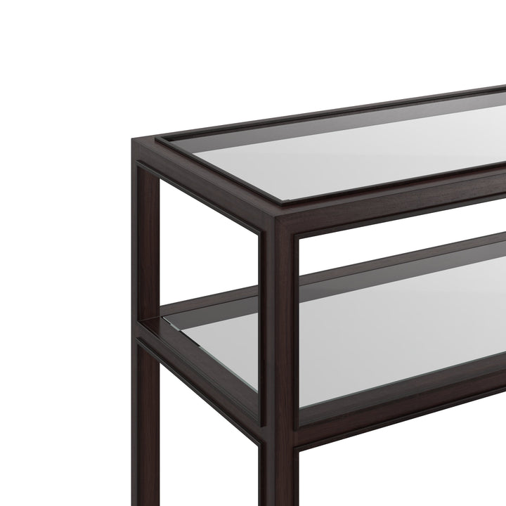 Glaze Console Table-Cola