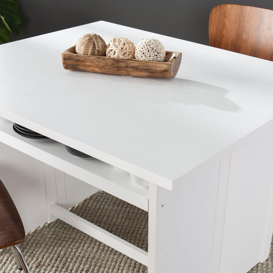 SwayLiving Kempsey Convertible Console-to-Dining Table - White DINING TABLES