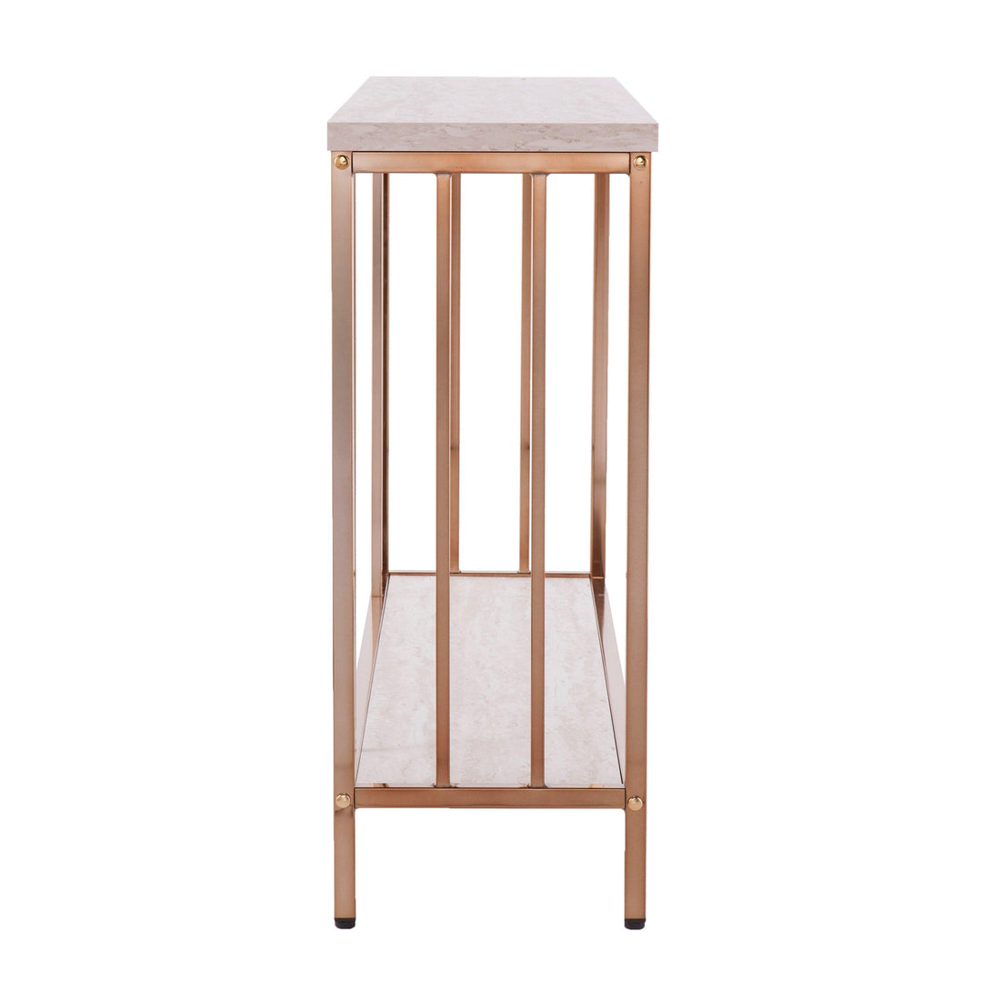 SwayLiving Brexlyn Faux Stone Console Table CONSOLE TABLES