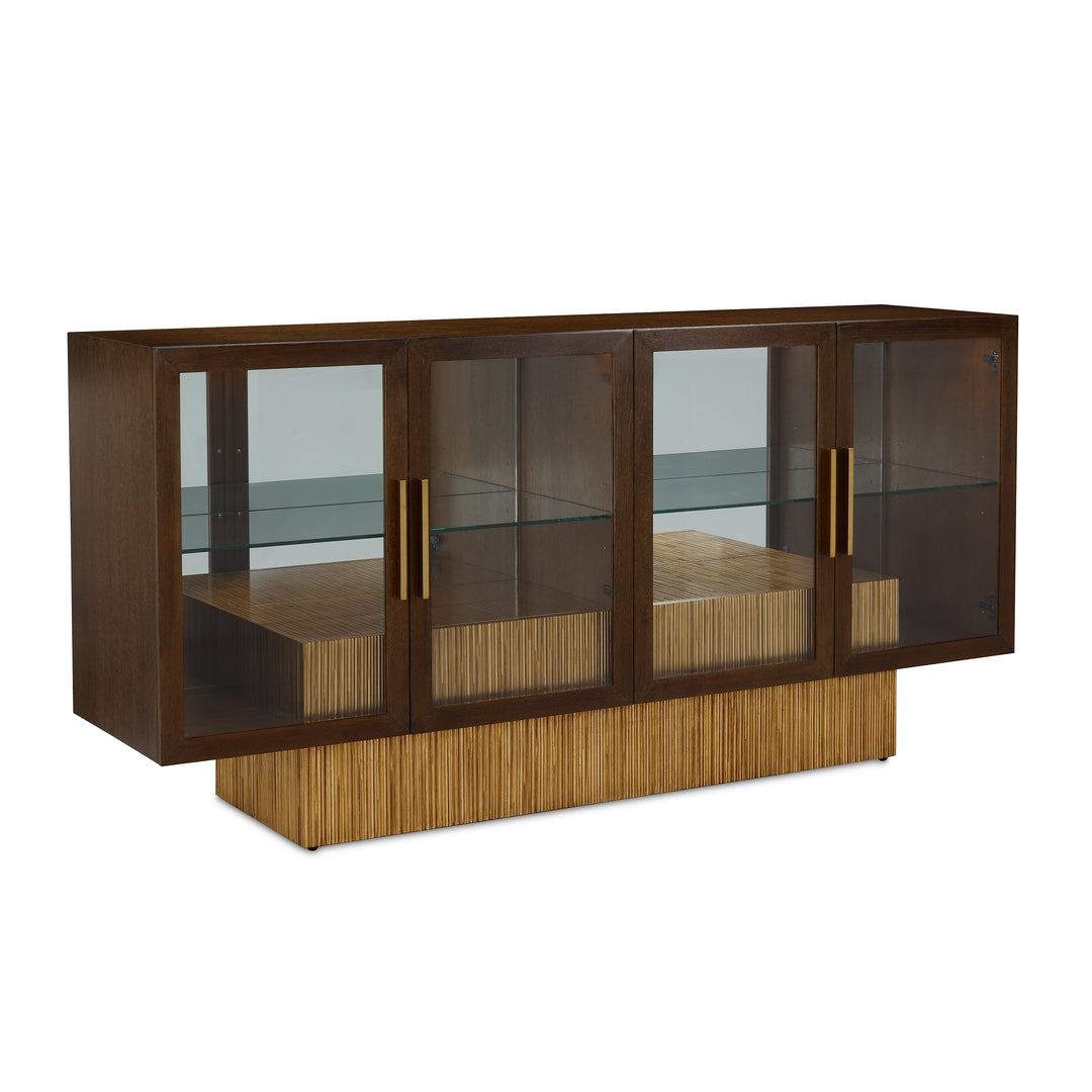 Suffolk Four-Door Lighted Credenza