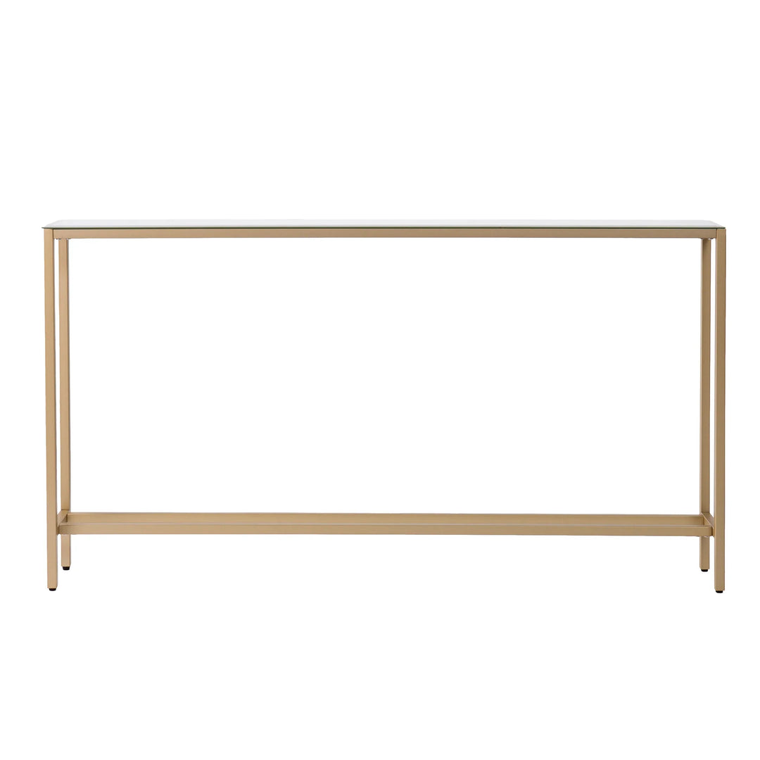 SwayLiving Darrin Long Console Table - Gold CONSOLE TABLES