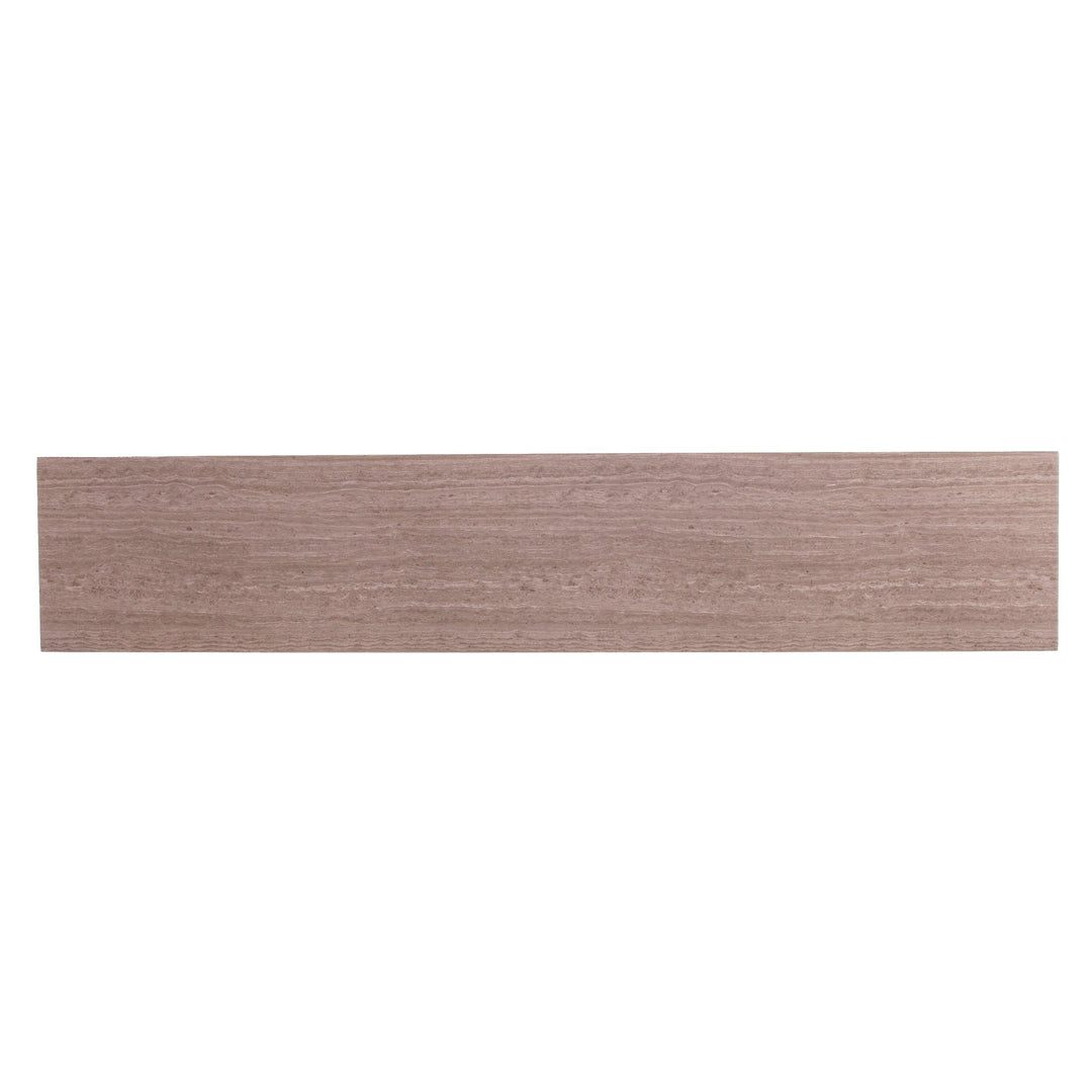 SwayLiving Arendal Faux Stone Skinny Console Table - Grey CONSOLE TABLES