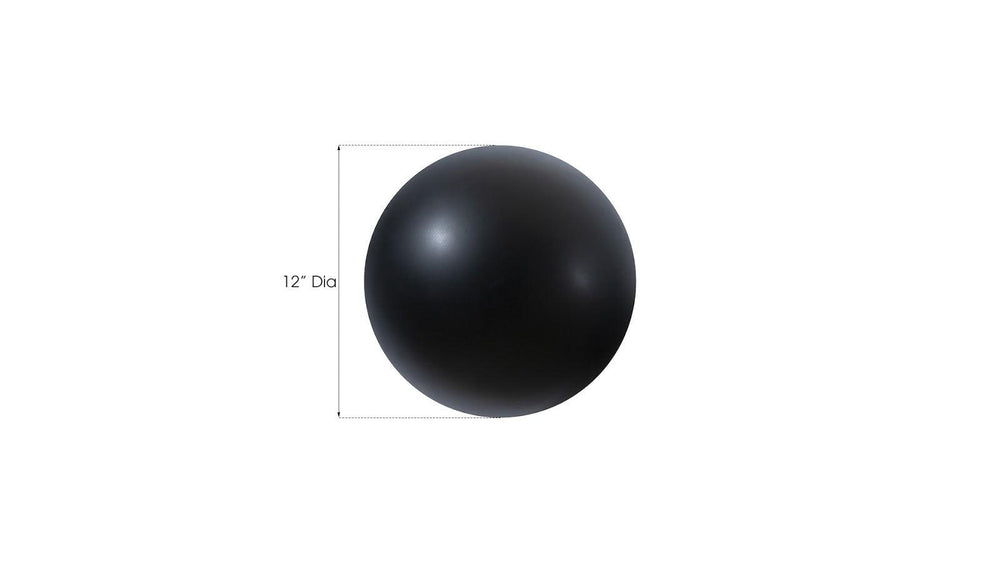 SwayLiving Ball on the Wall, Small, Matte Black WALL ACCENTS
