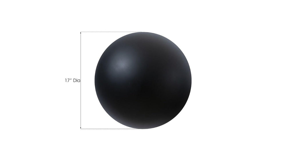 SwayLiving Ball on the Wall, Medium, Matte Black WALL ACCENTS