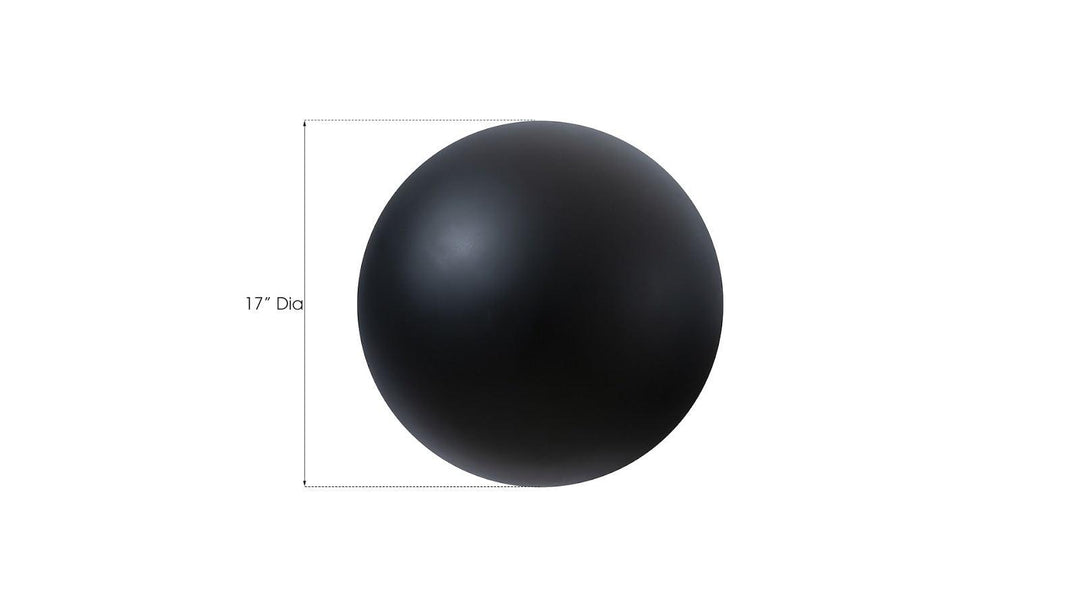 SwayLiving Ball on the Wall, Medium, Matte Black WALL ACCENTS