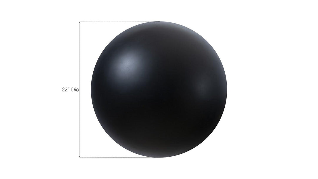 SwayLiving Ball on the Wall, Large, Matte Black WALL ACCENTS